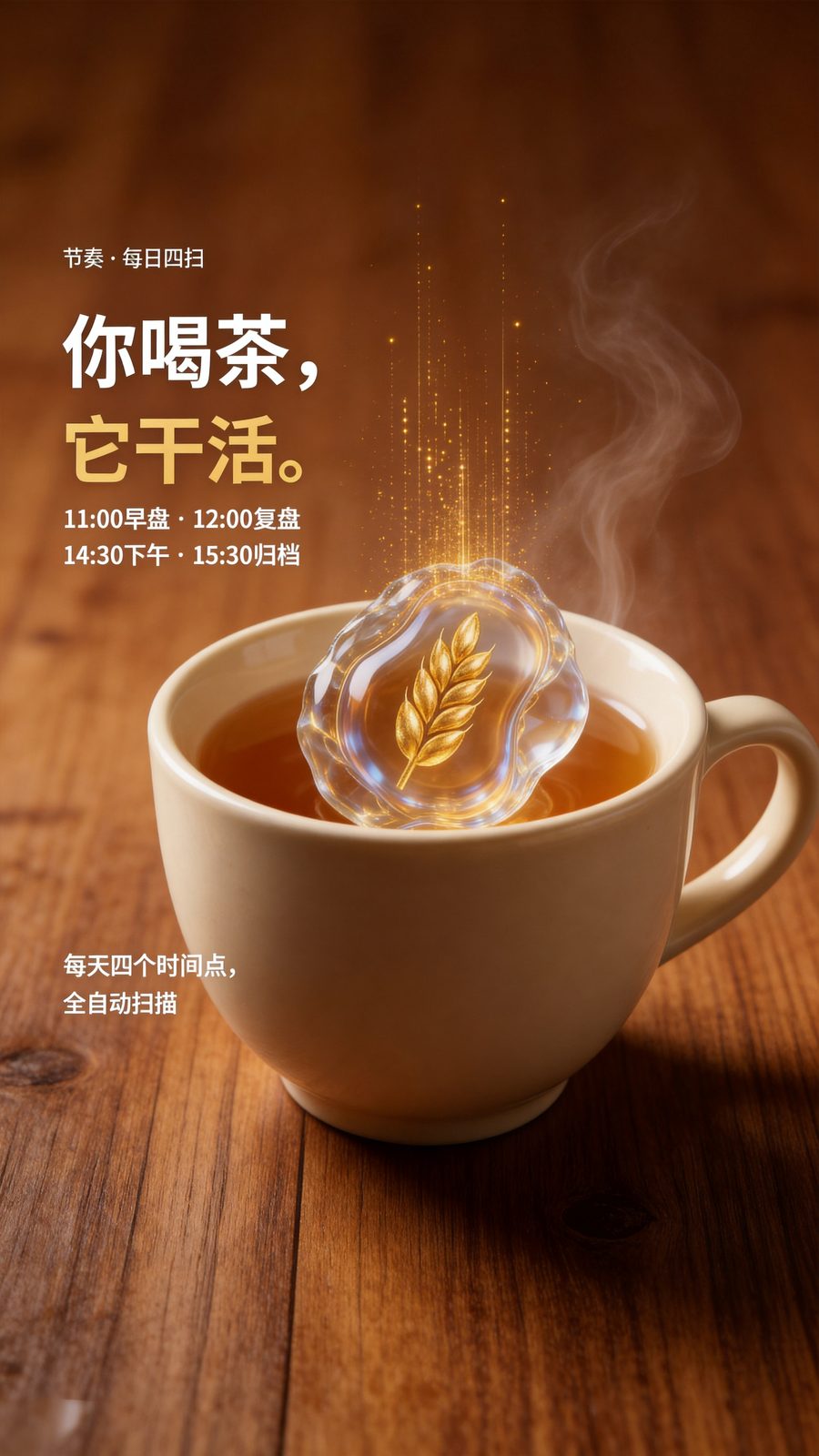 你喝茶它干活 · 每日四扫